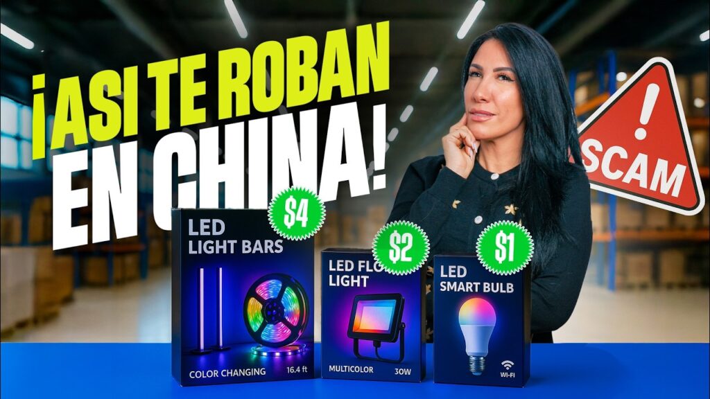 ¡Cuidado! No caigas en ESTAFAS de luces LED en China 🚨 [Guía de Importación 2025]